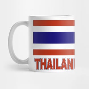 The Pride of Thailand - Thai Flag Design Mug